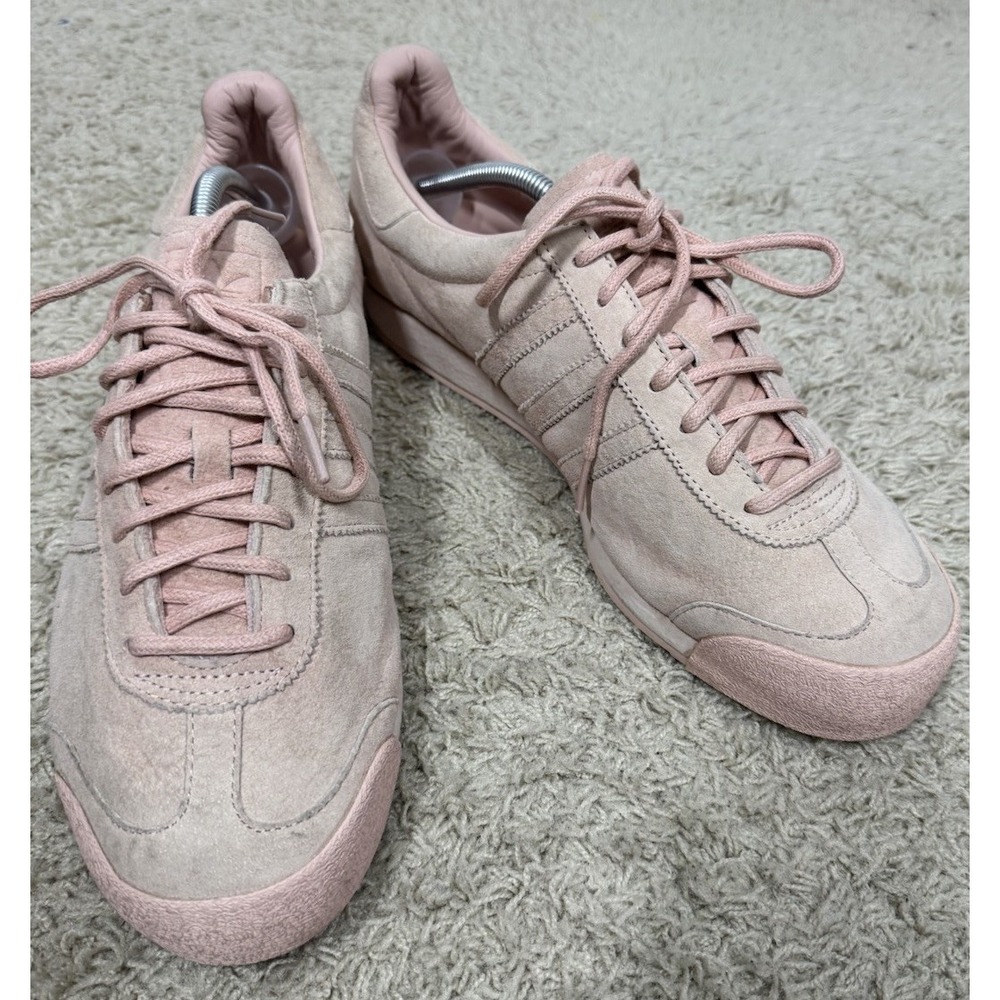 Adidas Samoa Pantone Pink‎ PigSkin Edition Mens 11.5M Sneakers Shoes B27734 Gym